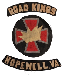 [MOTORCYCLE CLUB]. Motorcycle Club Patches / Road Kings. 19...