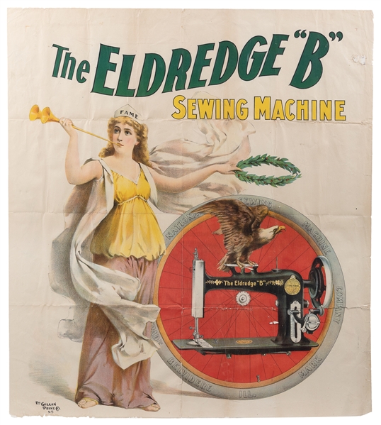  National Sewing Machine Co. / The Eldredge “B." New York: G...