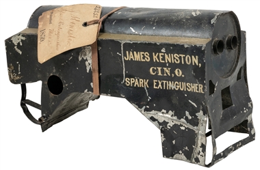  James Keniston Cincinnati Spark Extinguisher Patent Model. ...