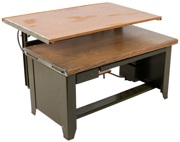  Salesmans Sample Drafting Desk. Hamilton Mfg. Co., ca. ear...