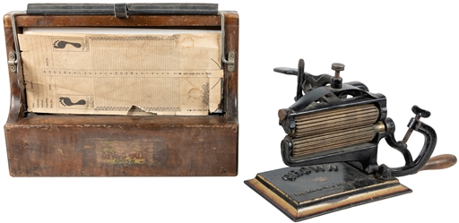  Four Antique Commercial and Advertising Pieces. Including: ...