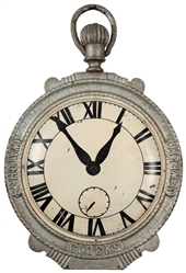  Cast Iron Watch Maker / Jeweler Hanging Sign. [Ca. 1900s-19...