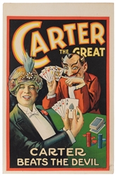  CARTER, Charles. Carter the Great. Carter Beats the Devil. ...