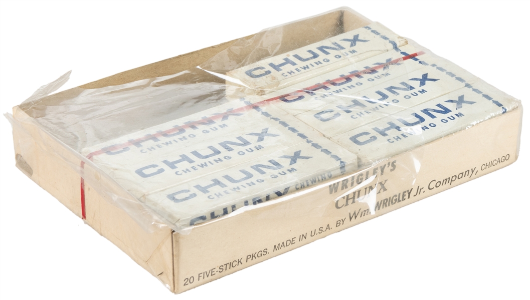  Wrigleys Chunx Chewing Gum in Original Box. Chicago: Wm. W...