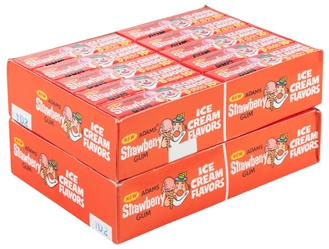  Adams Strawberry Ice Cream Gum. Two Full Boxes. Circa 1960s...