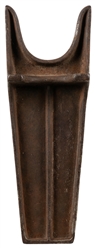  Musselman's Plug Tobacco Cast Iron Boot-Jack. [Ca. early 20...