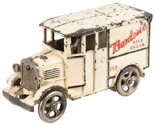  Hubley Bordens Milk Delivery Truck Toy. Painted cast iron ...