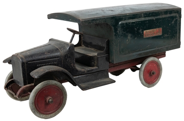  Buddy L Express Line Truck. Painted pressed steel, unrestor...