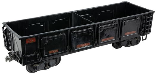  Buddy L Railroad Hopper Car. Pressed steel. Restored. Lengt...