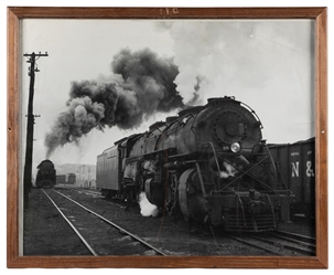  Group of 5 Railroad Locomotive Photographs. Includes (3) Bo...