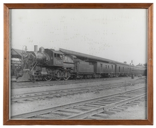  Group of 5 Railroad Locomotive Photographs. Includes (3) Bo...