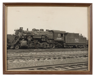  Group of 5 Railroad Locomotive Photographs. Includes (3) Bo...