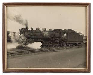  Group of 5 Railroad Locomotive Photographs. Includes (3) Bo...