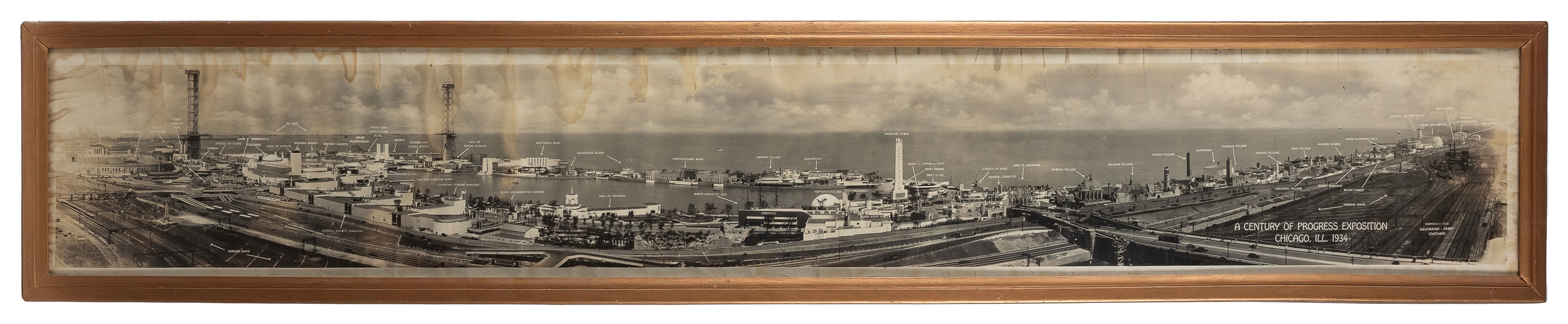  Enormous Panoramic Photo of the Chicago Century of Progress...