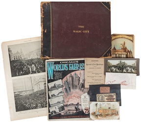  Chicago 1893 World's Fair Souvenirs and Ephemera Collection...