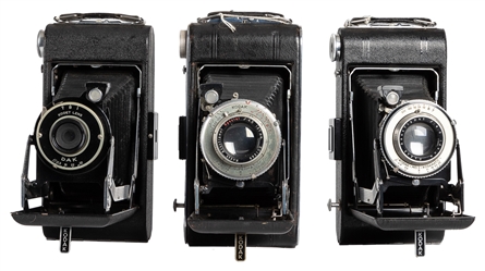  Collection of 15 Folding Kodak Cameras / Tourist, Vigilant,...