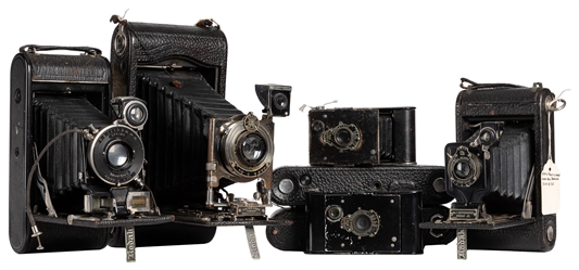 Collection of 20 Kodak Autographic Folding Cameras. Eastman...