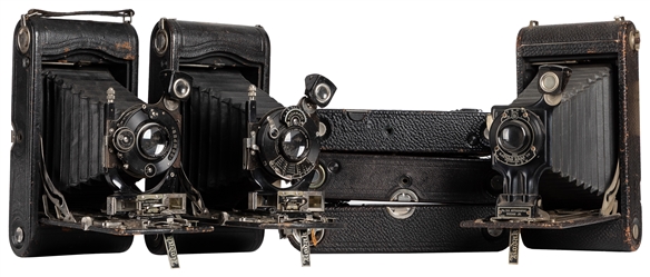  Collection of 20 Kodak Autographic Folding Cameras. Eastman...