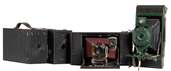  Collection of 23 Kodak Hawk-Eye Cameras. Eastman Kodak Comp...