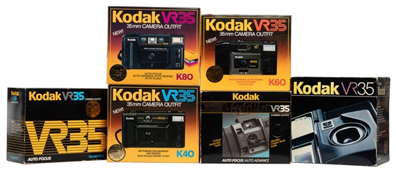  Collection of 61 Unused Kodak Film Camera Outfits in Origin...