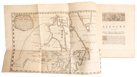  DOBBS, Arthur (1689-1765). An Account of the Countries adjo...