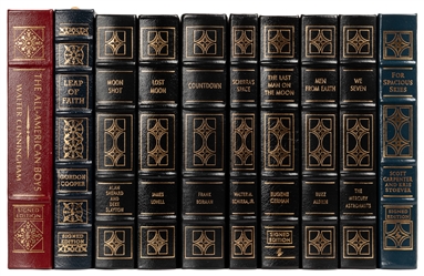  [NASA ASTRONAUTS]. All 10 Easton Press Limited Editions Sig...