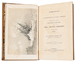  BACK, George (1796-1878). Narrative of an Expedition in H. ...