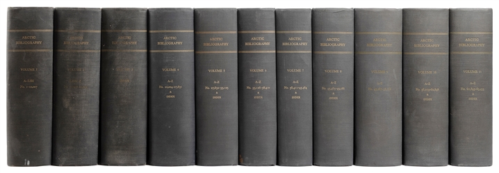  [BOOKS ABOUT BOOKS]. Arctic Bibliography. [Washington, D. C...