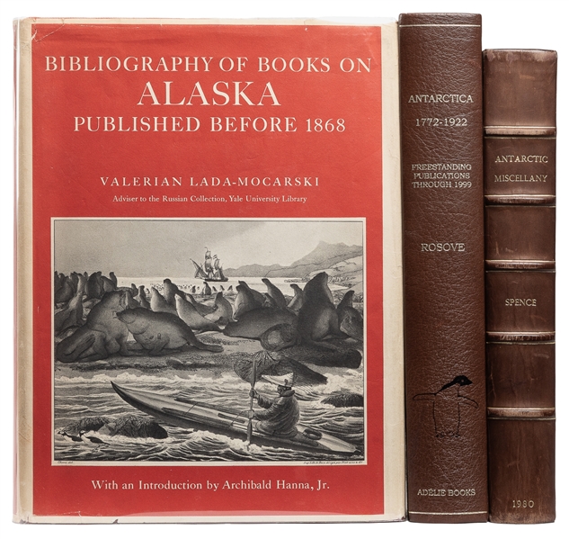  [BOOKS ABOUT BOOKS]. Group of 3 First or Limited Editions o...