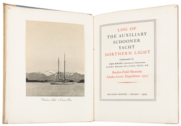  BORDEN, Lieutenant Commander John (1884-1961). Log of The A...