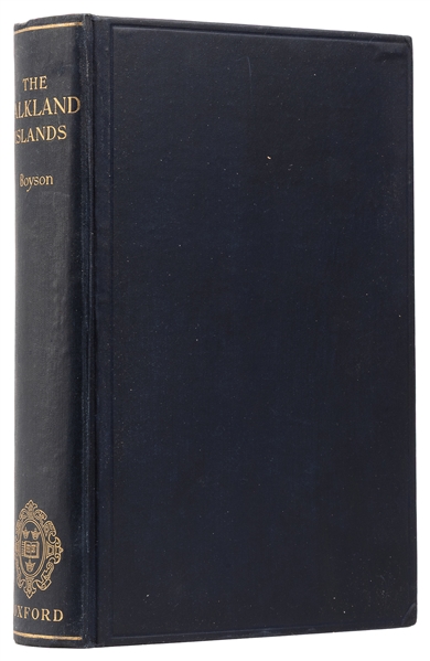  BOYSON, V. F. The Falkland Islands. With Notes on the Natur...