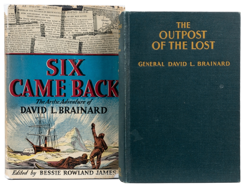  BRAINARD, David L. (1856-1946). Pair of First Editions, One...