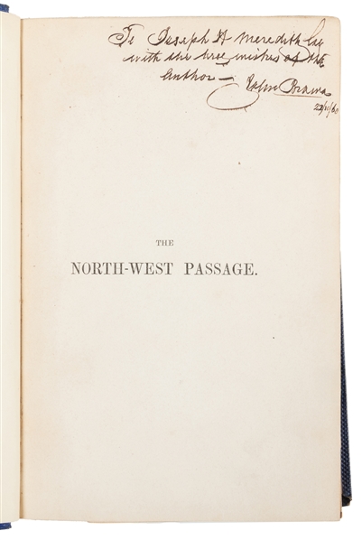 BROWN, John (1797-1861). The North-West Passage, and the Pl...