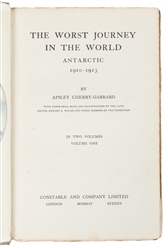  CHERRY-GARRARD, Apsley (1886-1959). The Worst Journey in th...