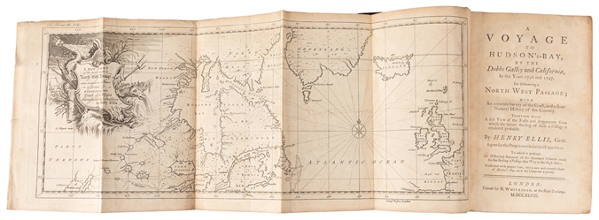  ELLIS, Henry (1721-1806). A Voyage to Hudson's-Bay, by the ...