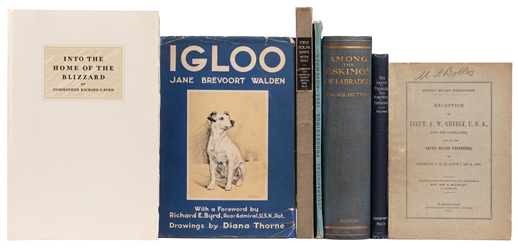  Group of 9 Polar First or Early Edition Books or Related It...