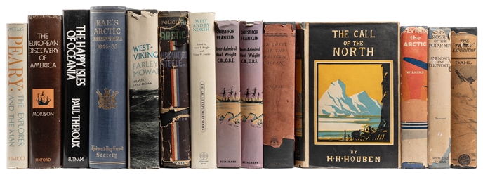  Group of Nearly 35 Modern Books on Arctic Exploration in Du...