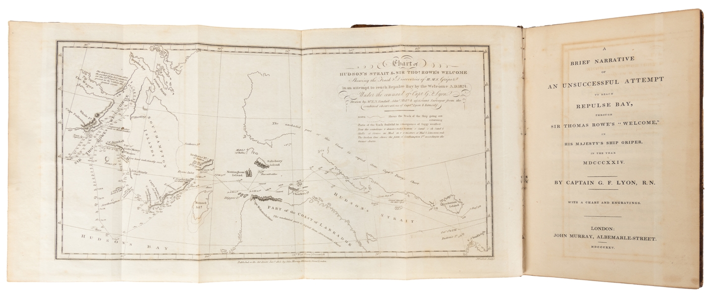  LYON, George Francis, Captain (1796-1832). A Brief Narrativ...