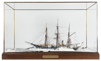  [MODEL DIORAMA]. HITCHCOCK, William E. (1928-2006). “Winter...