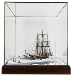  [MODEL DIORAMA]. HITCHCOCK, William E. (1928-2006). “Winter...