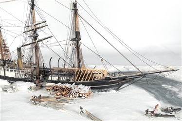  [MODEL DIORAMA]. HITCHCOCK, William E. (1928-2006). “Winter...