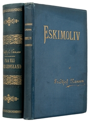  NANSEN, Fridtjof (1861-1930). Pair of First Norwegian Editi...