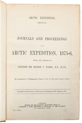  NARES, Captain Sir George (1831-1915). Arctic Expedition, 1...