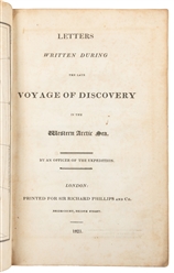  [PARRY, Sir William Edward (1790-1855)]. Letters Written Du...