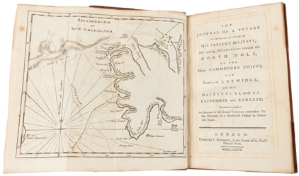  PHIPPS, Constantine John (1744-1792). The Journal of a Voya...