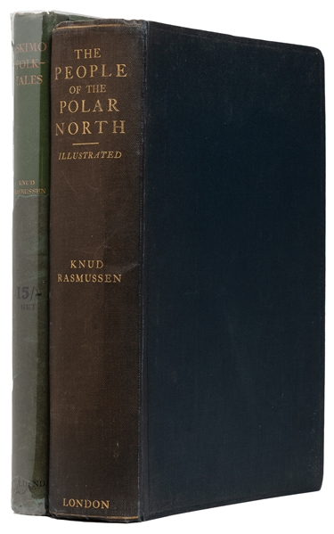  RASSMUSSEN, Knud (1879-1933). Pair of First Editions, inclu...