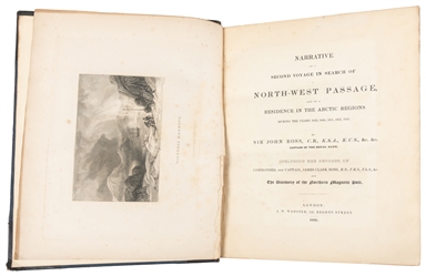  ROSS, John (1777-1856). Narrative of a Second Voyage in Sea...