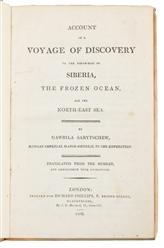  SARYTSCHEW, Gawrila (1763-1831). Account of a Voyage of Dis...