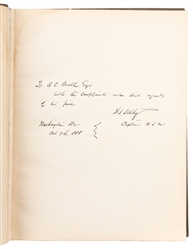  SCHLEY, Winfield S. (1839-1911). Two Titles on the Rescue o...