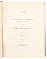  SCHLEY, Winfield S. (1839-1911). Two Titles on the Rescue o...